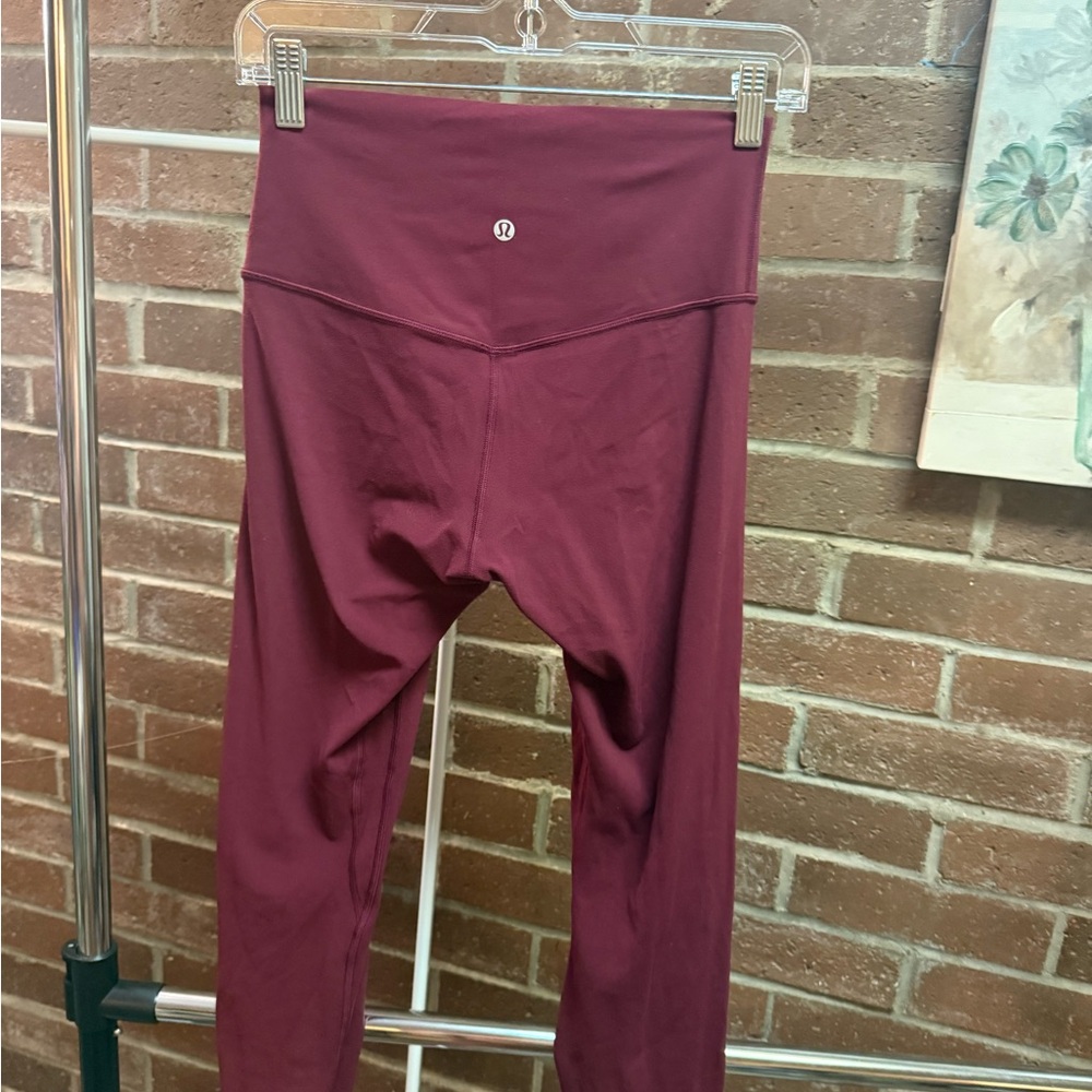 ✨MOVING SALE✨Lululemon Align Burgundy Leggings Size 6
